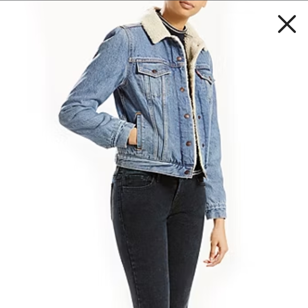 Levi Sherpa lined denim jacket